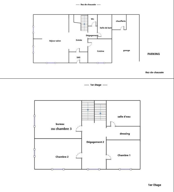 Maison - 204 m² - 7 pièces