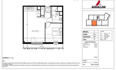 Appartement - 48 m² - 2 pièces