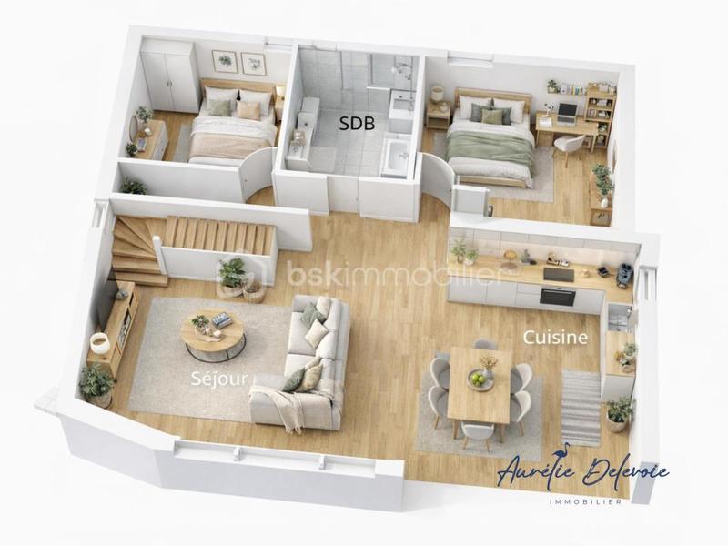 Maison - 113 m² - 3 pièces