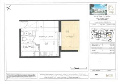 Appartement - 21 m² - 1 pièce