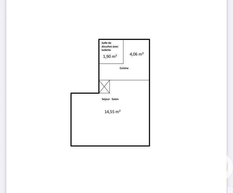 Appartement - 21 m² - 1 pièce