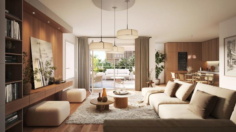 Appartement - 61 m² - 3 pièces