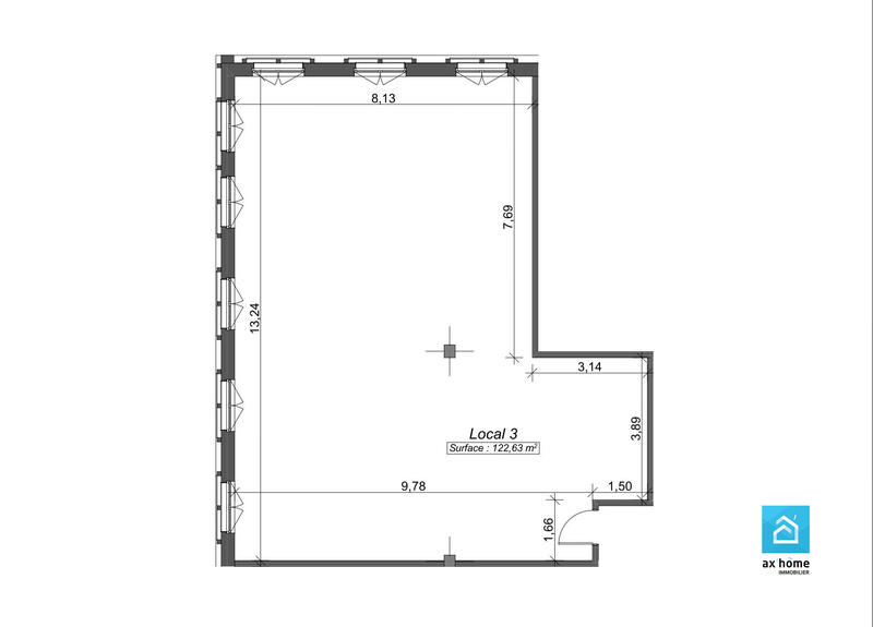 Local commercial - 123 m²