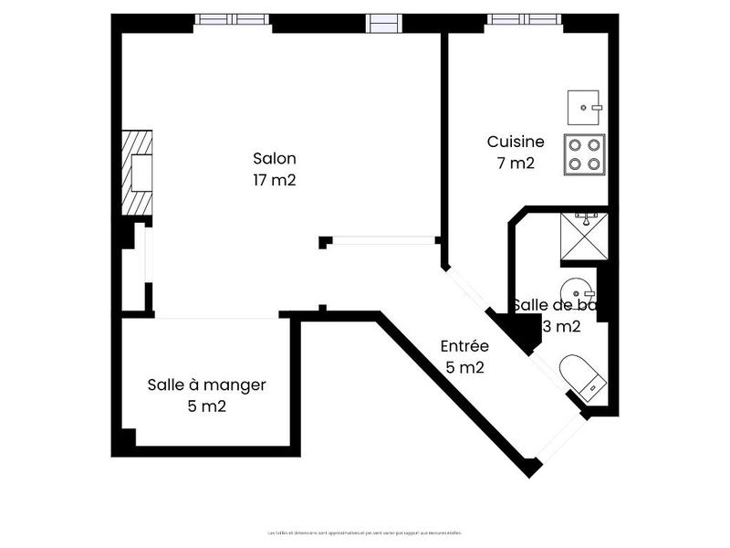 Appartement - 37 m² - 1 pièce