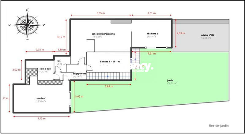 Maison - 101 m² - 4 pièces