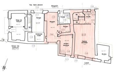 Local commercial - 166 m² - 4 pièces