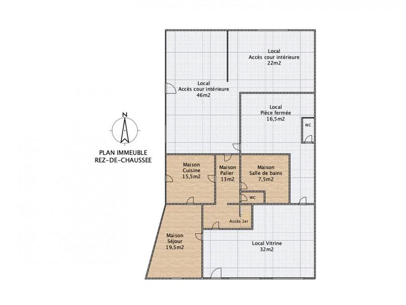 Immeuble - 236 m² - 10 pièces