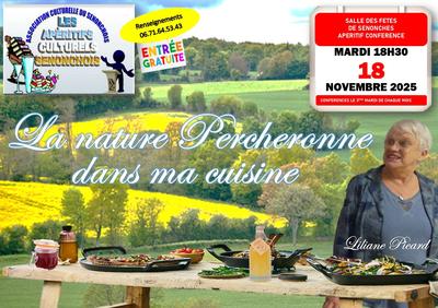 Apéritif-conférence &quot;La nature percheronne dans ma cuisine&quot;