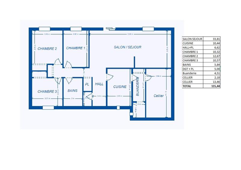 Villa - 117 m² - 5 pièces