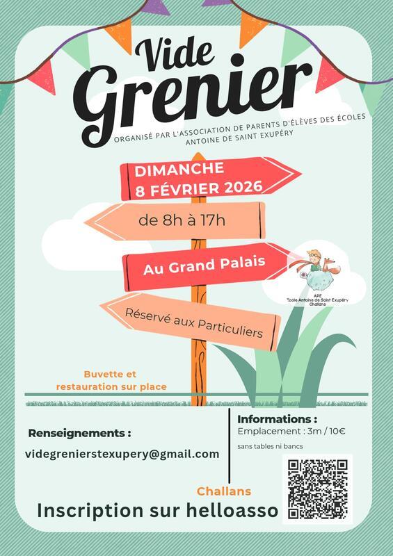 Vide grenier ape antoine de saint-exupéry