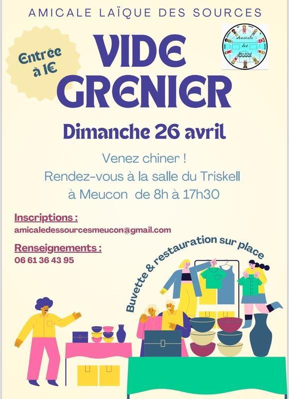 Vide grenier de l amicale des sources de meucon