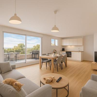 Appartement - 59 m² - 2 pièces