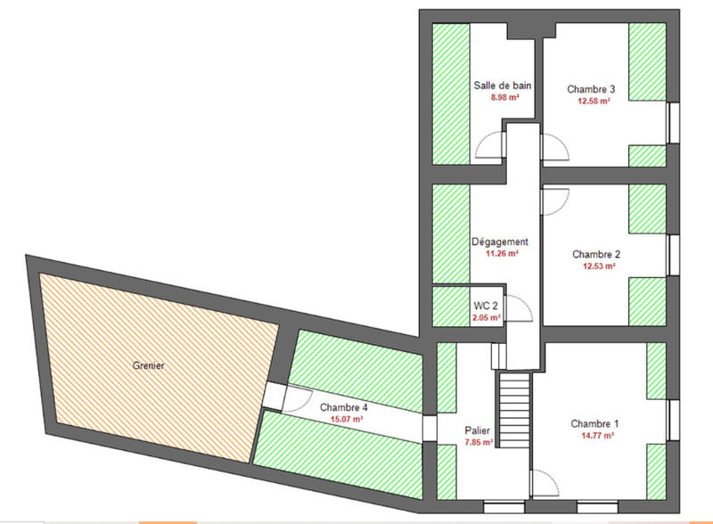 Maison - 173 m² - 7 pièces