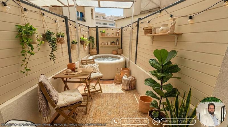 Appartement - 16 m² - 1 pièce