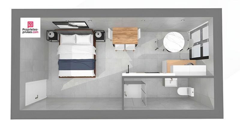 Appartement - 20 m² - 1 pièce
