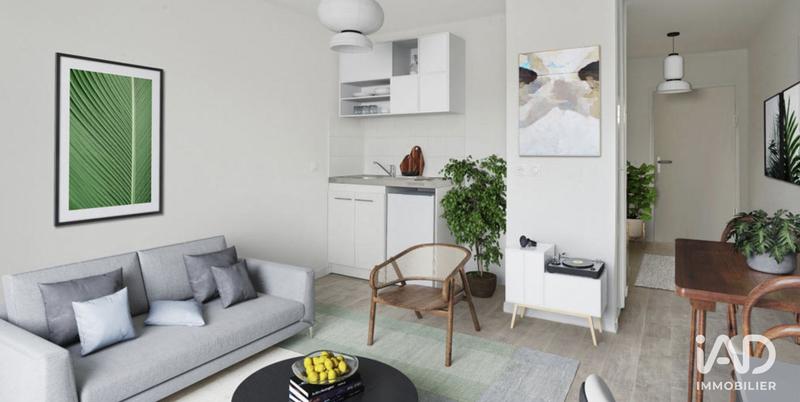 Appartement - 15 m² - 1 pièce