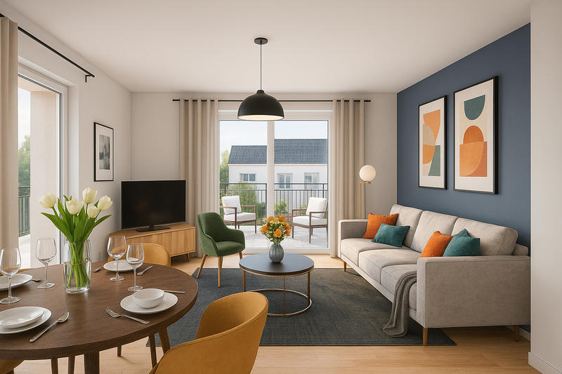 Appartement - 98 m² - 5 pièces