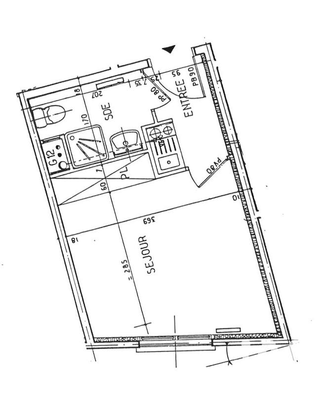 Appartement - 21 m² - 1 pièce