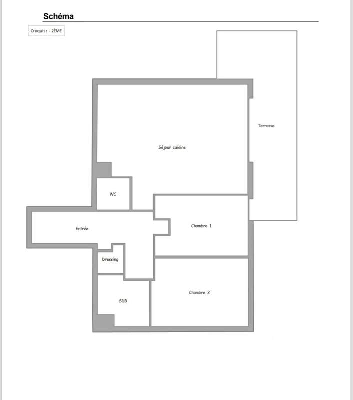 Appartement - 68 m² - 3 pièces