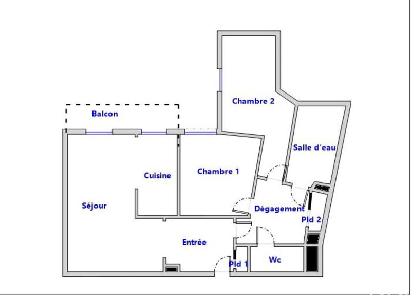 Appartement - 76 m² - 3 pièces