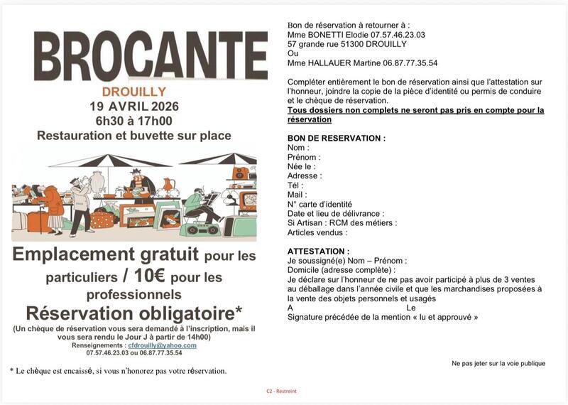 Brocante - vide grenier