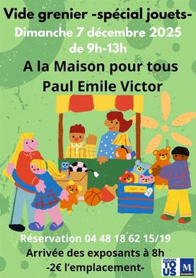 Vide grenier spécial jouets