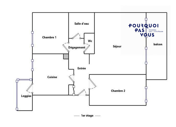 Appartement - 71 m² - 3 pièces