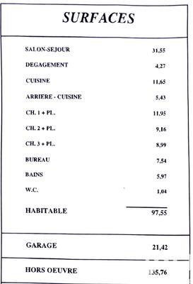 Maison - 98 m² - 5 pièces