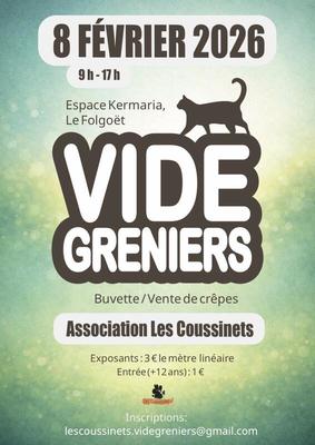 Vide-grenier caritatif de l'association les coussinets