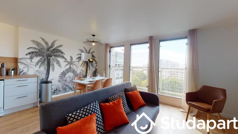 Chambre - 12 m² - 1 pièce