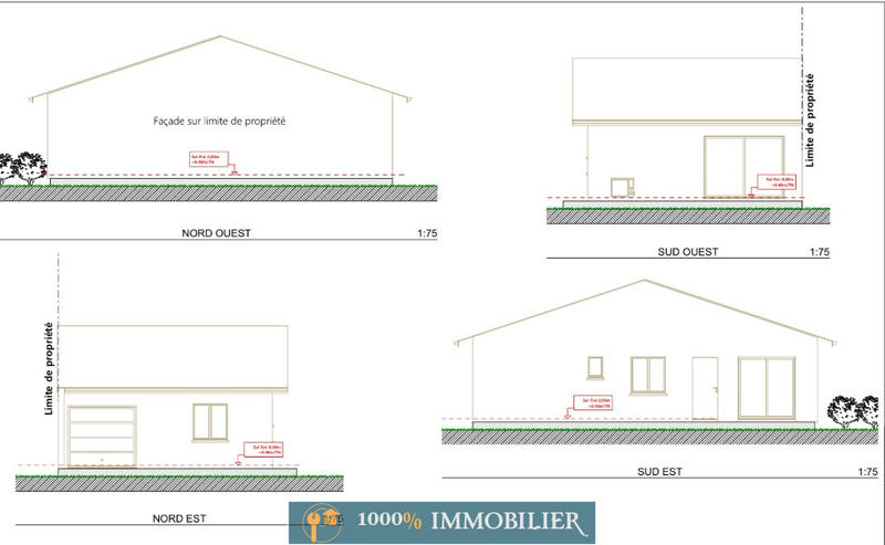 Maison - 62 m² - 3 pièces