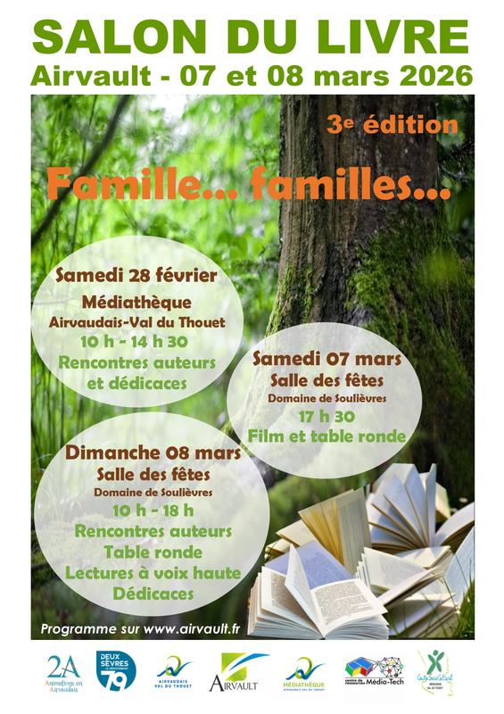 Salon du livre, sur la thématique : "famille, familles"