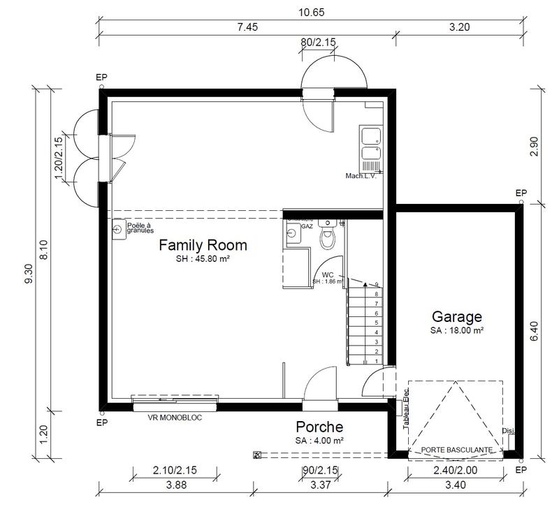 Maison - 94 m² - 4 pièces