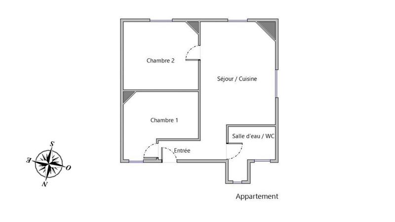 Appartement - 41 m² - 3 pièces