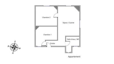 Appartement - 41 m² - 3 pièces