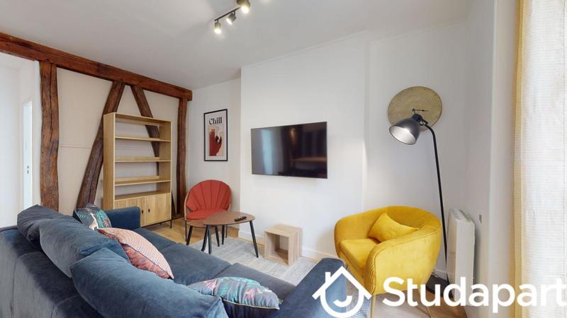 Chambre - 9 m² - 1 pièce