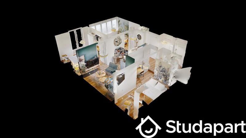 Chambre - 9 m² - 1 pièce