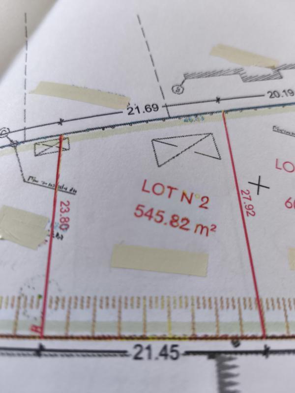 Terrain - 545 m²