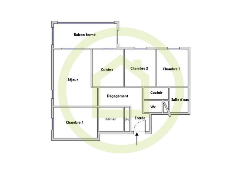 Appartement - 77 m² - 4 pièces