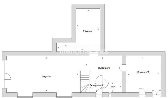 Appartement - 57 m² - 2 pièces