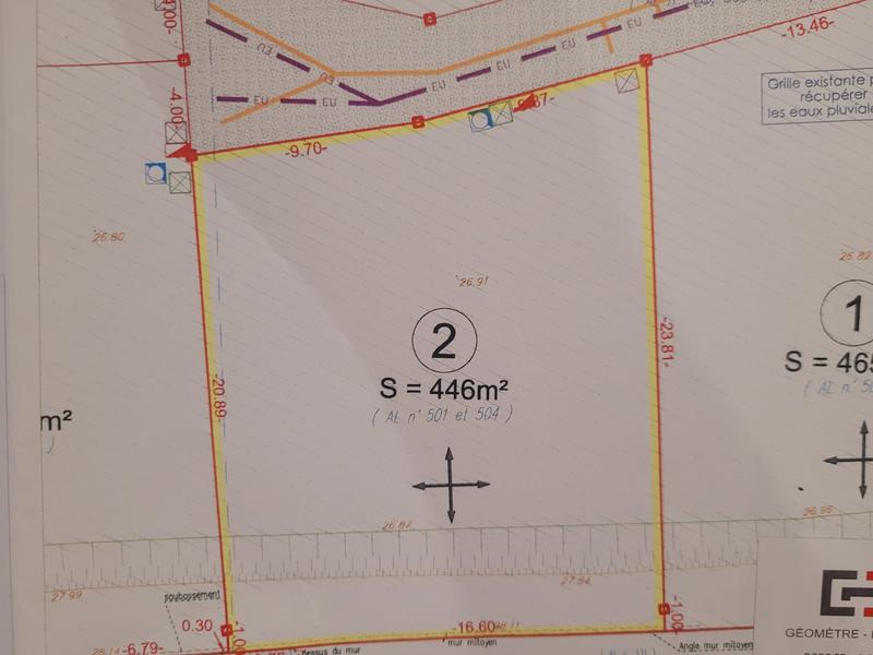 Terrain - 466 m²