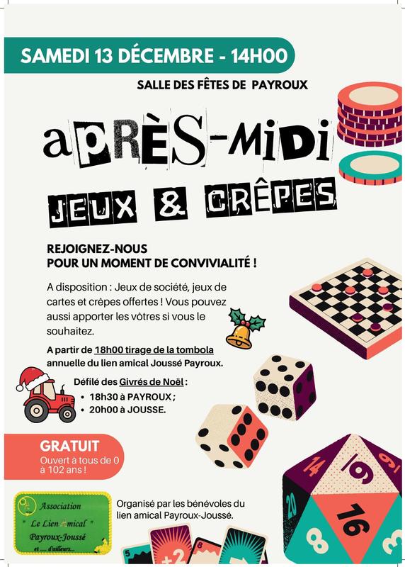 Après-midi Jeux &amp; Crêpes