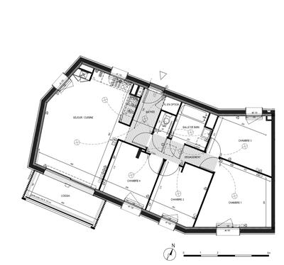 Appartement - 86 m² - 4 pièces