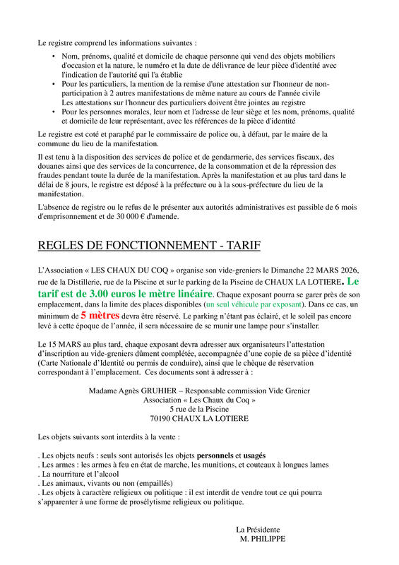 Grand Vide Grenier de Printemps