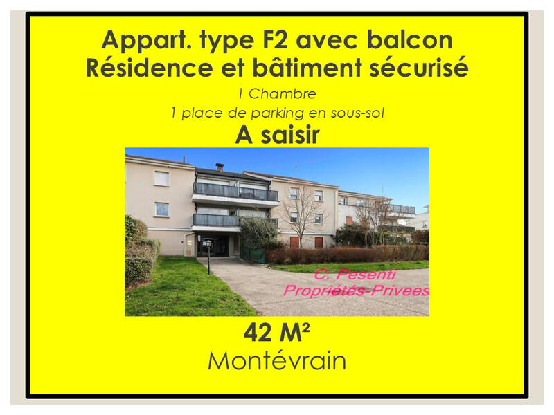 Appartement - 42 m² - 2 pièces