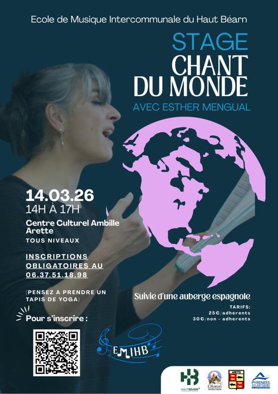 Stage de chant du monde avec l'Emihb