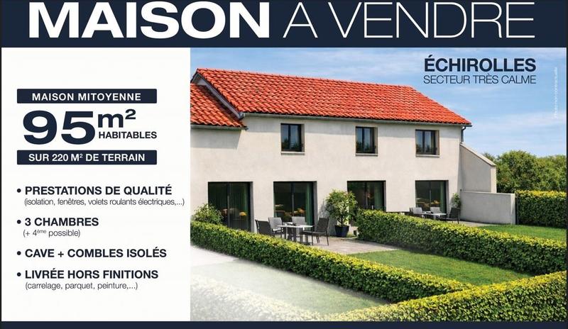 Maison - 94 m² - 4 pièces