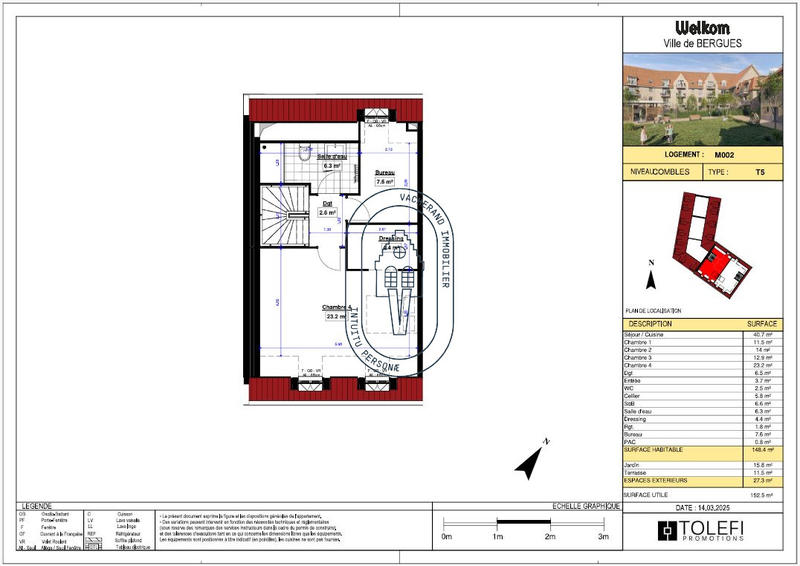 Maison - 148 m² - 5 pièces