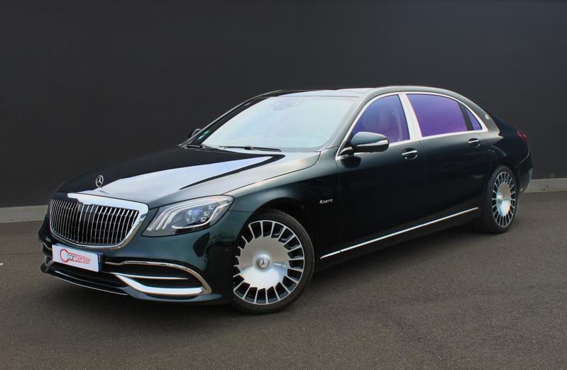 Mercedes Classe s Maybach 560 l 4 Matic Tva Vert Emeraude Cuir Beige Ppf 1 Off - Lld 1990e/Mois