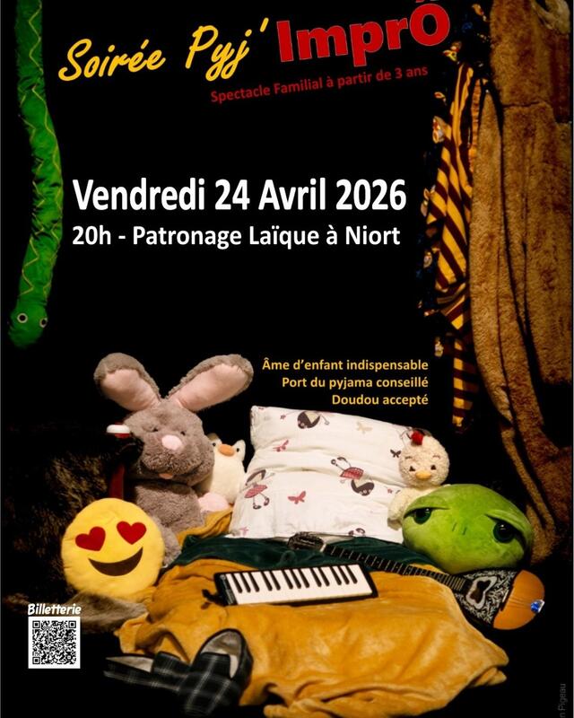 Soirée Pyj’ImprÔ à Niort